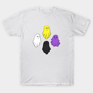 Nonbinary Boo Halloween T-Shirt